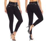 Push-Up black Colombian jean